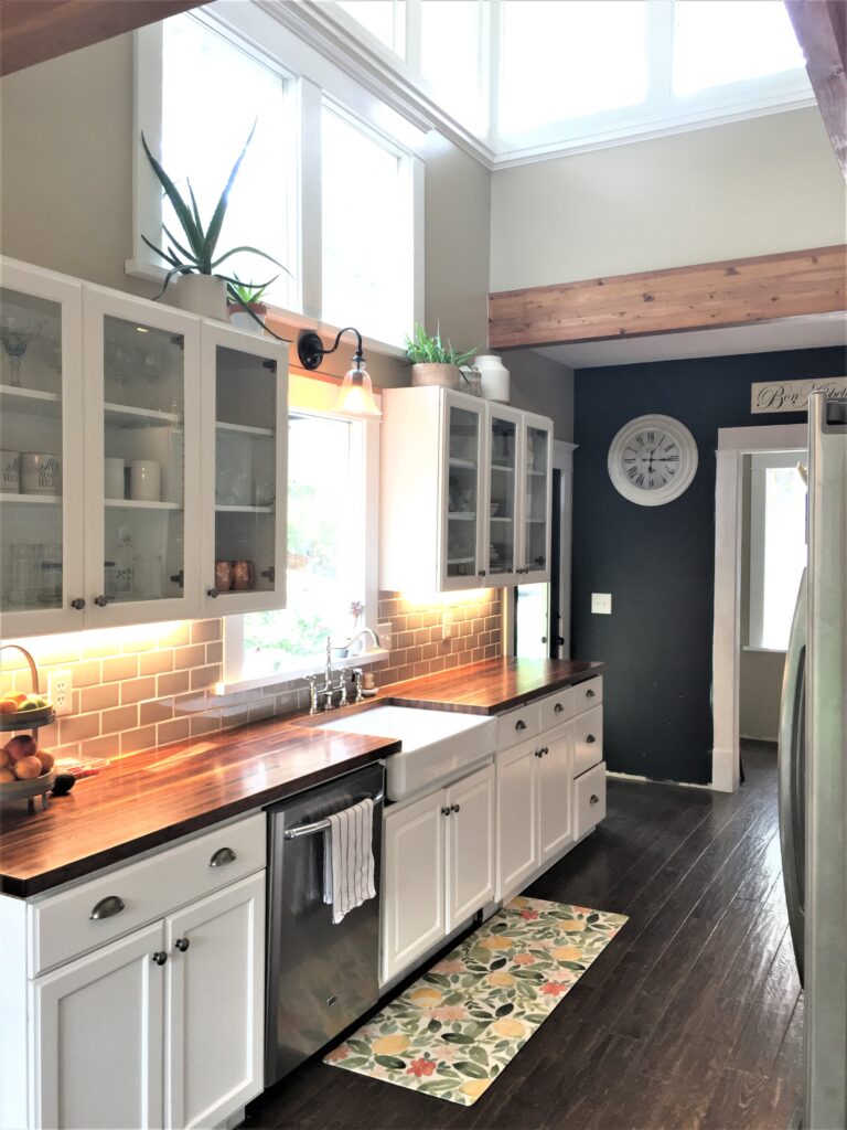 beautifully staged kitchen remodel